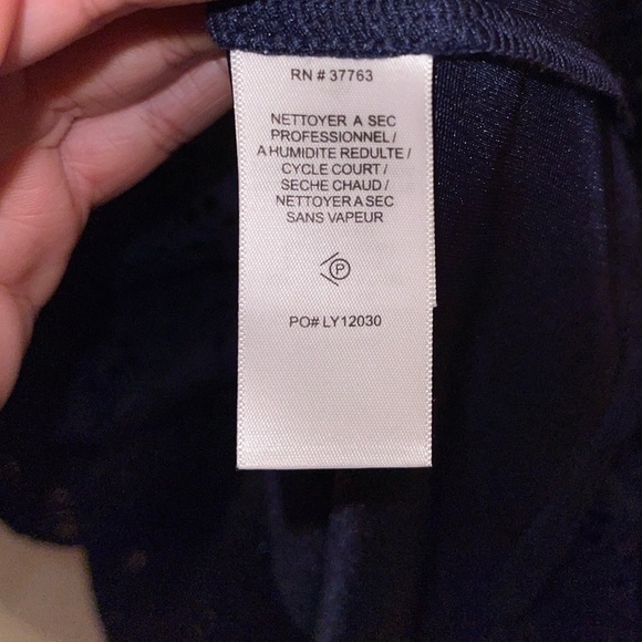 Laundry by Shelli Segal Navy Blue Lace Dress - Picture 5 of 6